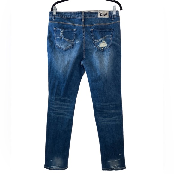 Lucy’s distressed straight leg jeans - Picture 2 of 6